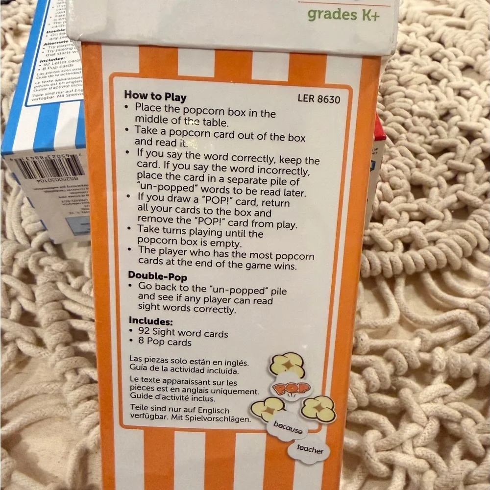 Learning Resources Pop for sight words 
teacher resource PreK & Kindergarten 
T5 - Picture 2 of 8